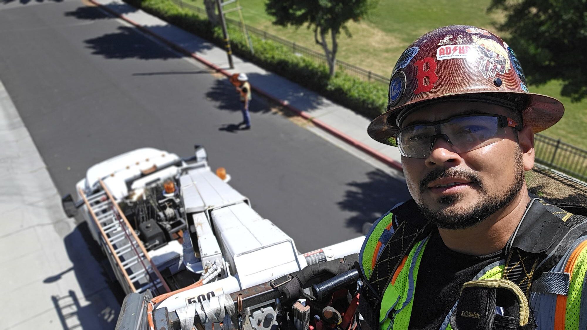 Gabriel A. Adame, CEO of Line Bros LLC on-site